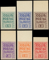 ** COLIS POSTAUX  (N° Et Cote Maury) - 165A/F La Série NON DENTELEE, NON EMISE, Bdf, TB, Cote Et N° Maury - Neufs