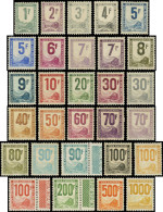 ** COLIS POSTAUX  (N° Et Cote Maury) - Timbres Pour Petits Colis 32/60 (N°45 Avec Pli), Très Lég. Adh. Sur Qqs Ex., TB - Altri & Non Classificati