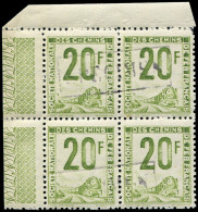 ** COLIS POSTAUX  (N° Et Cote Maury) - Timbres Pour Petits Colis 37afa : 20f. Vert, BLOC De 4 Cdf, Surch. SPECIMEN, TB - Other & Unclassified