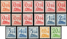 ** COLIS POSTAUX  (N° Et Cote Maury) - Timbres Pour Petits Colis 65/81 : Série Nouveaux Francs, TB, Yvert N°31/47 - Other & Unclassified