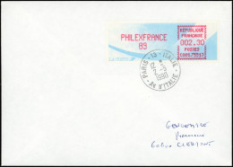 Let Spécialités Diverses - L.S.A. 236K : C001-75513, 2,30, Texte PHILEXFRANCE 89 (Erreur), Obl. PARIS 13 2/5/90 S. Env., - Storia Postale