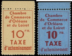 ** Spécialités Diverses - TIMBRES DE GREVE, ORLEANS 2/3 : Bdf, N°2 Gomme Mate, TB. J - Altri & Non Classificati