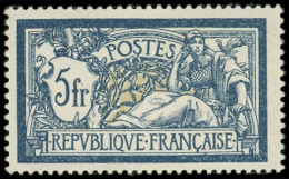 ** VARIETES - 123a  Merson,  5f. Bleu Et Olive, Bon Centrage, TB - Unused Stamps