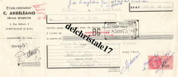 92 0042 SAINT-CLOUD SEINE 1962 Pêche Sportive Éts C. ARDÉLÉANO Rue Hébert à M. LATOUR - Pesca