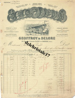 92 0008 CLICHY-LA-GARENNE SEINE 1905 - Câbles & Fils Accumulateurs GEOFFROY & DELORE Rue Des Chasses à CLOÎTRE & PICARD - Elettricità & Gas