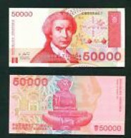 CROATIA  -  1993 50000 Dinara UNC  Banknote - Croatia