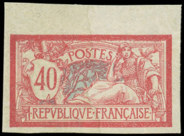 ** NON DENTELES - 119   Merson, 40c. Rouge Et Bleu, Cdf, TB. C - Non Classificati