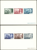 EPREUVES DE LUXE - 1623/28 Célébrités 1970, épreuve Collective, TB - Luxury Proofs