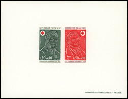 EPREUVES DE LUXE - 1735/36 Croix Rouge 1972, épreuve Collective, TB - Luxury Proofs