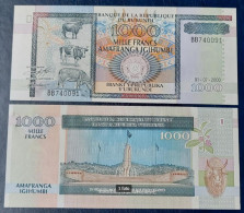 Burundi 1000 Francs P 39C Year 2000 UNC - Burundi