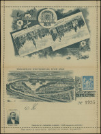 Let ENTIERS POSTAUX - Sage, 15c. Bleu, CL TSC N°J40a, Expo De Lyon 1894, Avec Marges, TB - Autres & Non Classés