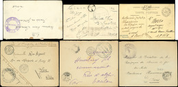 Let Oblitérations Maritimes - Lot De 12 Lettres Ou CP FM Avec Càd De Lignes Ou Cachets Maritimes Divers 1895-1917, TB - Schiffspost