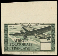 ** A.E.F. PA 41e : (50f.) Noir Et Gris-vert, NON DENTELE SANS La Valeur, Bdf, TB - Altri & Non Classificati