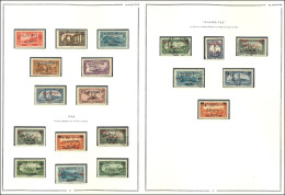 * ALAOUITES Collection De 1925 à 1926 Complète, * Ou Obl., Sur Feuilles Moc, TB - Altri & Non Classificati