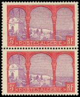 ** ALGERIE 56a : 5f. Rouge Et Violet, Variété ALCERIE Tenant à Normal *, TB - Autres & Non Classés