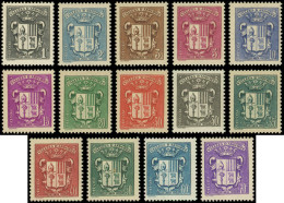 ** ANDORRE 47/60 : Série Armoiries De 1937/43, Sur FA, TB - Ungebraucht