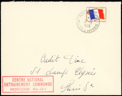 Let ANDORRE France FM 13 Obl. PAS-DE-LA-CASA/VALLEES D'ANDORRE 3/9/68 S. Env., Cachet Du Centre National/Entrainement Co - Storia Postale