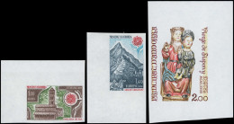 ** ANDORRE 269/70 Et 271 : Europa 1978 Et Vierge De Sispony, NON DENTELES Cdf, TB - Unused Stamps