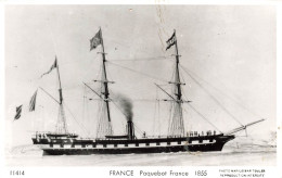 TRANSPORTS - Paquebot - France Paquebot 1855 - Carte Postale Ancienne - Paquebote