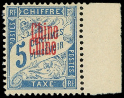 * CHINE Taxe 1a : 5c. Bleu, DOUBLE Surcharge, Bdf, TB - Sonstige & Ohne Zuordnung