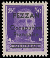 ** FEZZAN 1 : 50c. Violet, TB - Autres & Non Classés