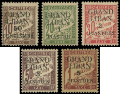 ** GRAND LIBAN Taxe 1/5 : La Série, G MAIGRE, TB - Other & Unclassified