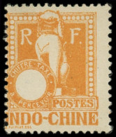 * INDOCHINE Taxe 36b : (4c.) Orange, SANS Indication De La Valeur, TB. Br - Autres & Non Classés