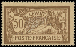 ** LEVANT 25 : 50c. Brun Et Gris, TB. S - Otros & Sin Clasificación