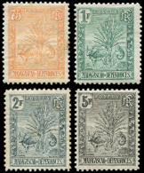 * MADAGASCAR 74/77 : Type Zébu De 1903, N°74 Et 76 Légères Rousseurs Comme Souvent, Sinon TB - Other & Unclassified