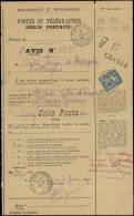 Let MADAGASCAR Taxe 16 : 1f. Bleu Obl. FORT DAUPHIN 9/6/30 S. Avis Des CPx CHARGE, TB - Other & Unclassified