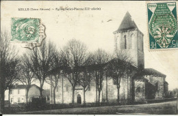 MELLE , ( Deux-Sèvres ) , Eglise Saint Pierre ( XII Siècle ) , 1925 , µ - Melle