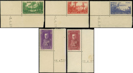 ** MONACO 135/39 : Jardins De Monaco, Cdf Datés, TB - Unused Stamps