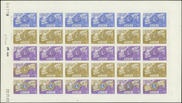 ** MONACO 613 : Lions Club, FEUILLE De 30 ESSAIS De COULEUR, TB - Nuevos