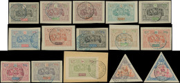 OBOCK 47/61 : Type De 1894, Papier Quadrillé, Obl., TB - Sonstige & Ohne Zuordnung