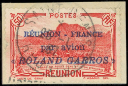 REUNION PA 1 : 50c. Rouge, ROLAND GARROS, Obl. ST DENIS 25/1/37 S. Fragt, TB - Autres & Non Classés