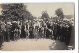 CPA 87 Carte Photo St Saint Priest Taurion Une Course Cycliste - Saint Priest Taurion