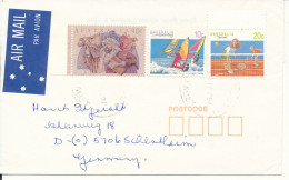 Australia Cover Sent Air Mail To Germany 16-10.2001 - Lettres & Documents