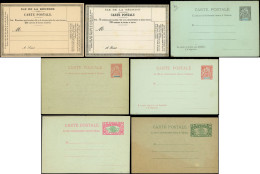 Let REUNION Collection De 20 Entiers De 1890 à 1922 Dont 2 CP Précurseurs, TB - Other & Unclassified