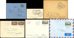 Let SAINT PIERRE ET MIQUELON Lot De 15 Lettres Ou CP, Obl. Diverses, Dont Maritimes, 1902-95, TB - Collezioni & Lotti