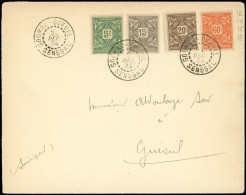 Let SENEGAL Taxe 12, 14/15 Et 18 Obl. GOUMBO-GUEOUL 21/12/34 S. Env. Pour GUEOUL, Bureau Rare, TB - Sonstige & Ohne Zuordnung