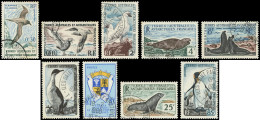 T.A.A.F. 12/17 : Oiseaux Divers Et Armoiries, Obl., TB - Used Stamps