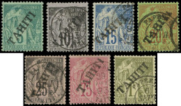 TAHITI 10/13, 15, 17 Et 18 : A. Dubois De 1893, Obl., TB - Sonstige & Ohne Zuordnung