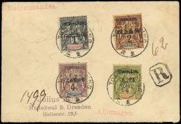 Let TCHONG-KING 32, 33, 34 Et 46 Obl. Càd TCHONG-KING 2/4/04 S. Env. Rec., Passage HANKEOU 13/4, SHANG-HAI 16/4, Arr. RA - Otros & Sin Clasificación