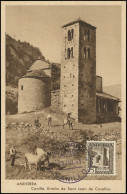 Let ANDORRE ESPAGNOL 29 : 5c. Sépia, Obl. CANILLO 25/7/43 S. CM, TB - Autres & Non Classés