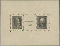 * POLOGNE BF 1 : Expo 1928, TB - Blocs & Feuillets