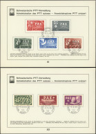 SUISSE 405/18 : Paix Et Croix-Rouge, Obl. S. Documents 1er Jour, TB - Used Stamps