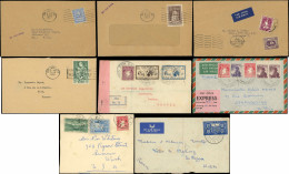 Let Irlande, 8 Lettres, Affranchissements Divers Entre 1939 Et 1958, TB - Prefilatelia