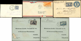 Let Etats-Unis, Lot De Lettres Classiques, Dont Une Affr. N°134, TB - Other & Unclassified