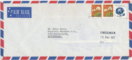 Australia Air Mail Cover Sent To Denmark Sydney 8-8-1977 - Cartas & Documentos