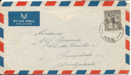 Australia Air Mail Cover Sent To Switzerland 1952 ?? - Covers & Documents